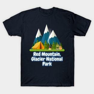 Red Mountain, Glacier National Park T-Shirt